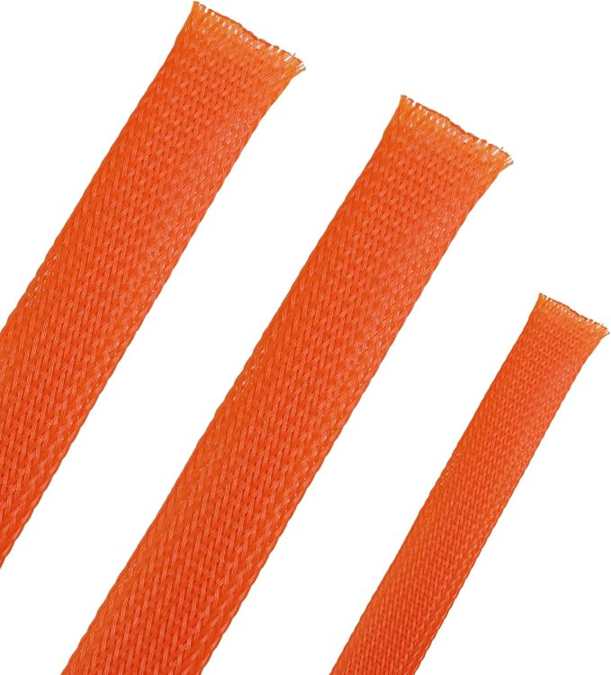 25ft PET Expandable Braided Cable Sleeve 1/4inch Pet Braided Cable Sleeve by PursuingaBetterLife