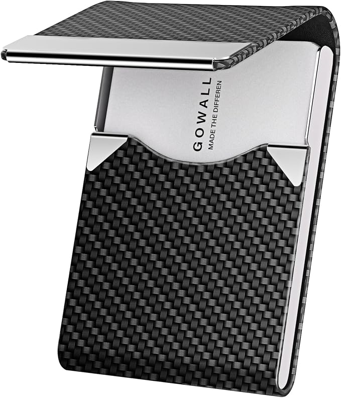 Black Carbon Business Card Holder - Image 9