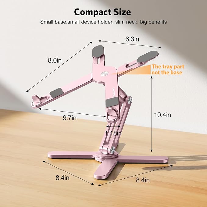 OMOTON 360° Rotating Laptop Stand Riser - Image 5