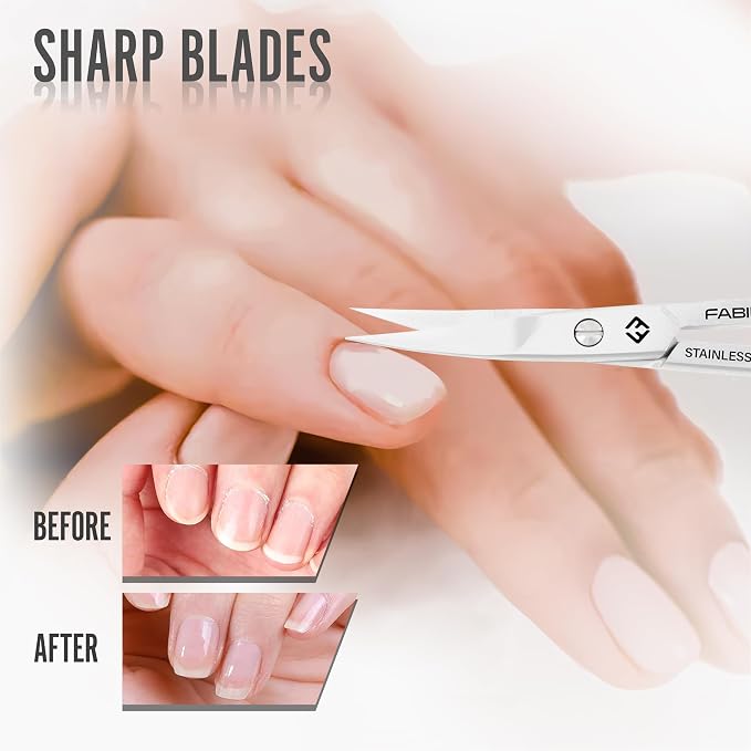 Curved Cuticle Scissors for Women & Men - Image 6