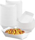 Fit Meal Prep [1000 Pack 2 lb Paper Food Trays Heavy Duty Disposable Food Boats by FMPBRANDS
