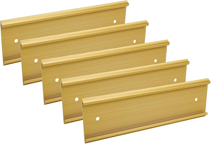 Antrader 5Pcs Name Plate Holder, Wall Mount Office Door Name Plate Holder by Antrader