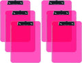 Pack of 6 Plastic Clipboards by DAVISGROUP