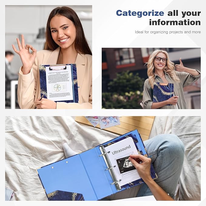 Ospelelf Mini 3-Ring Binder, Cute - Image 4