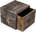 Office Desk Organizer with Drawers Dark Brown Vintage Square Wood Desktop by WelcometoOKSQW