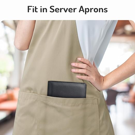 Forvencer Server Book, 2 Zipper Pocket, Server Books - Image 6