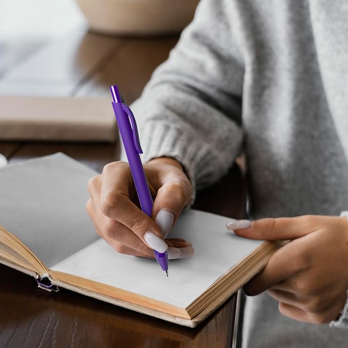 50 Pack Purple Ink Pens - Image 6
