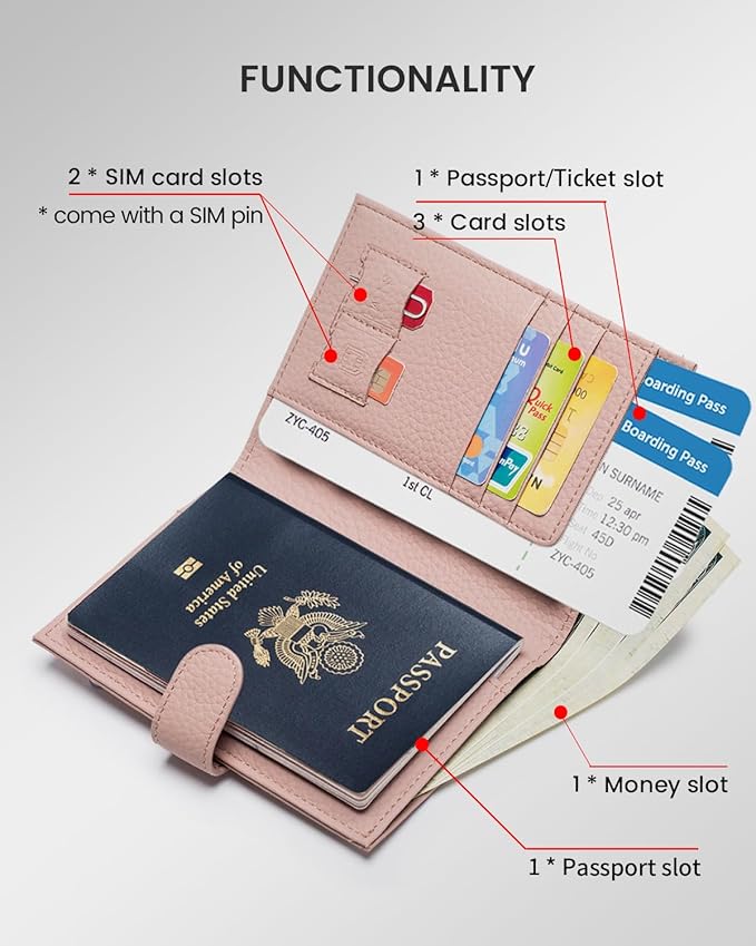 Karmiir RFID Passport Holder Travel Wallet - Image 2