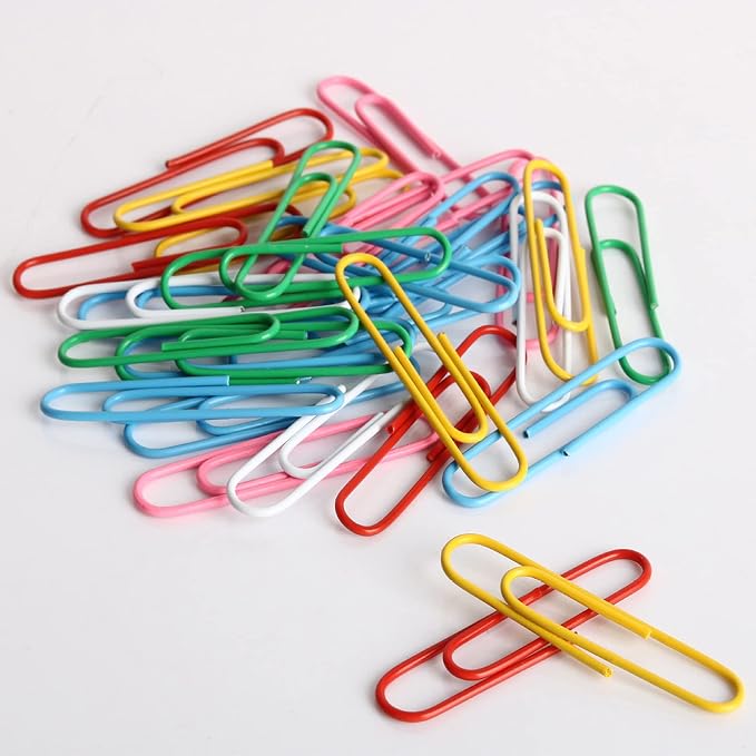 Yarlung 900 Pieces 2 Inch Jumbo Paper Clips, Vinyl Coated Large Paperclips - Image 5