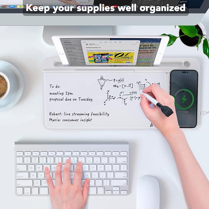 Varhomax Glass Desk Whiteboard - Image 4