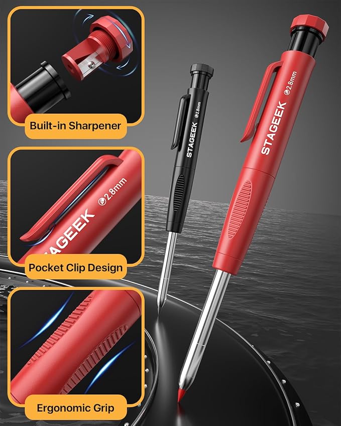 STAGEEK 3PCS Carpenter Pencils - Image 6