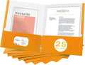 Zzrywuty File folders with Pockets, 25 Pack Paper Folders with Card Slot by Zzrywuty