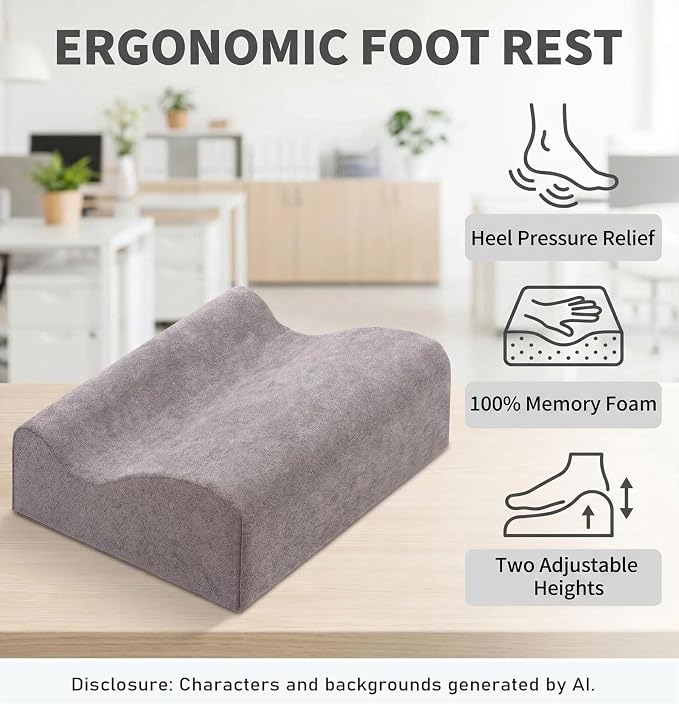 Work Foot Rest Under Desk, Comfort Foot Rest - Image 6