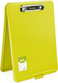 Clipboard with Storage Green, Letter Size Storage Clipboard with Compartments by Enday