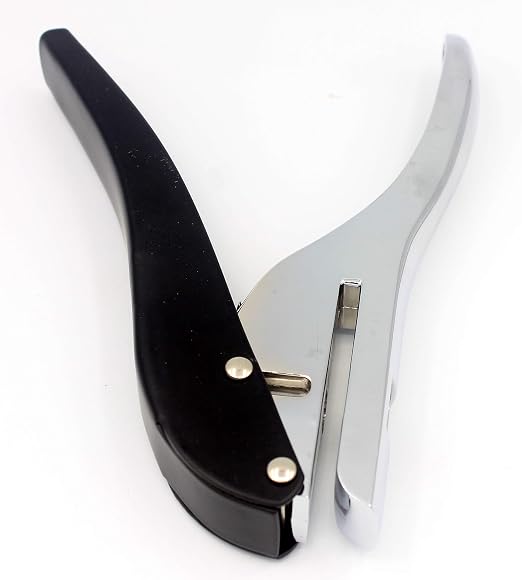 Metal Silver Hand-held 1/4 inch 6mm Round Heavy Duty Single Circle Hole Punch - Image 5