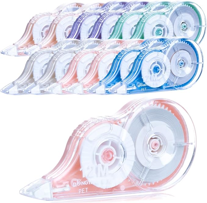 Correction Tape, 12 Pack Correction Tape Dispenser, Study Supplies and Office by DOSEWART