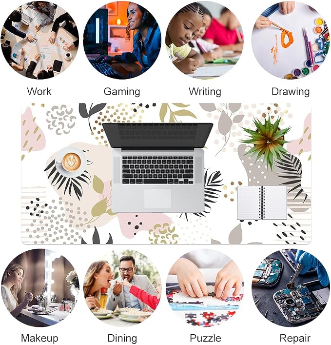 QIYI Large Mouse Pad, Exotic Pattern Desk Mat - Image 7