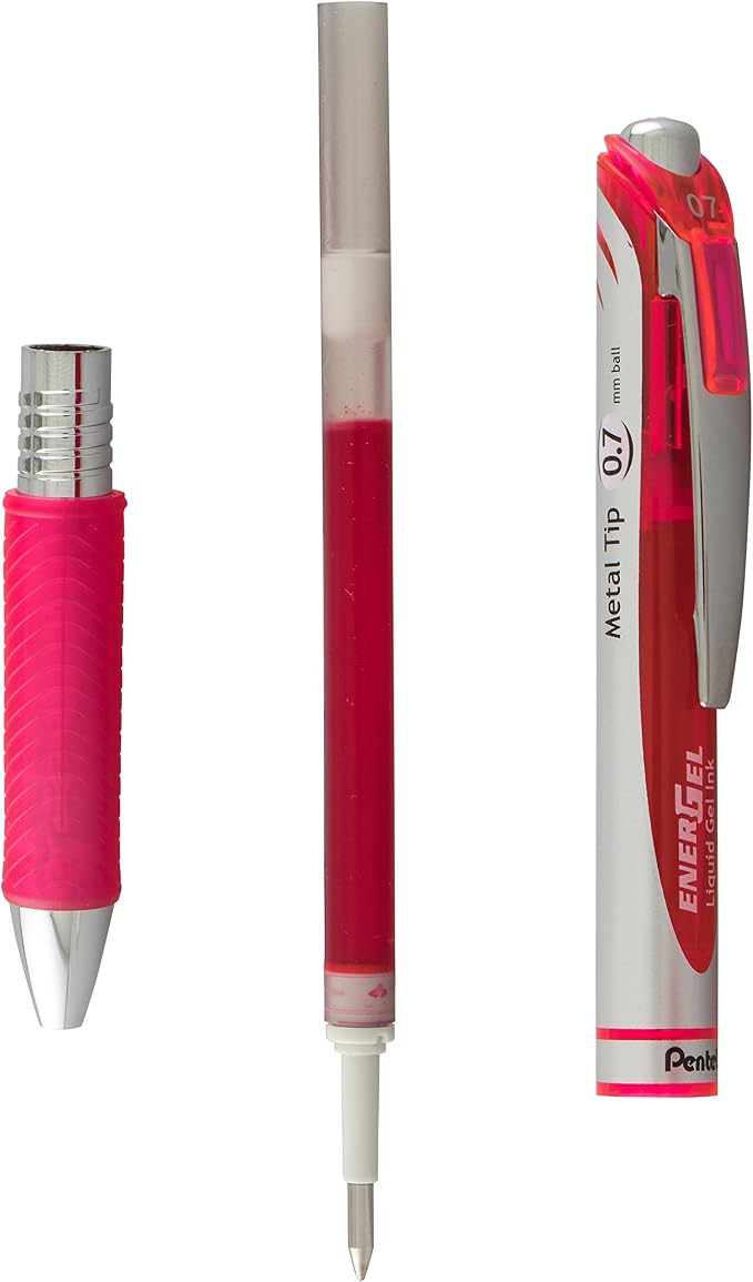 Pentel EnerGel RTX Retractable Liquid Gel Pen, Metal Tip, Medium Line - Image 5