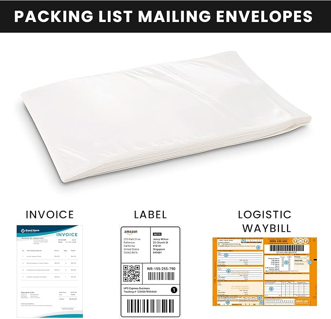 Shipping Label Sleeves 100Pcs, 7.5x5.5 Inches - Image 5