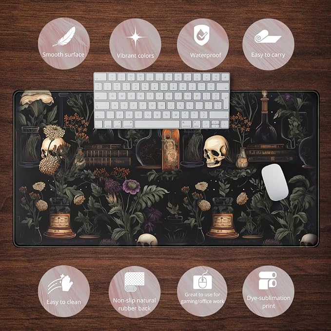 Vintage Aesthetic XL Extended Large Gaming Mouse Pad - Image 6
