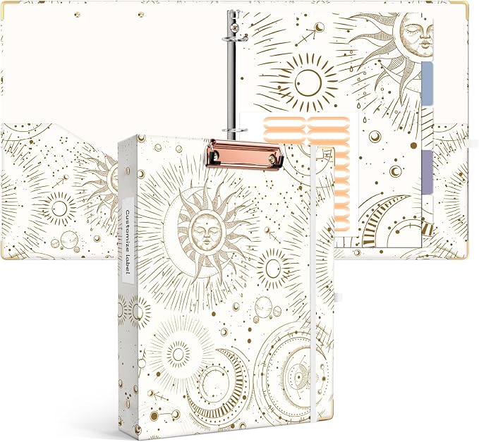 Ospelelf 3 Ring Binder, 1 Inch, Cute Letter Size by OspelelfOfficeSupplies