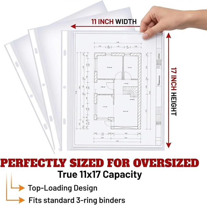 Office Werks 11x17 Sheet Protectors - Image 4