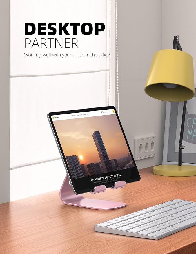 Lamicall Tablet Stand Adjustable, Tablet Stand : Desktop Stand Holder Gifts - Image 3