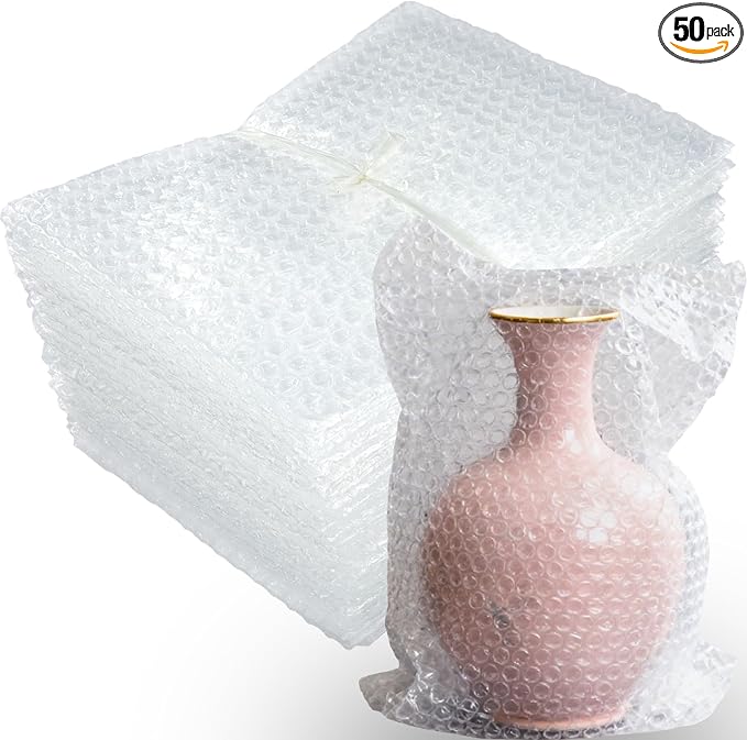 14X14 Inch Bubble Out Bags, Double Walled Packing Supplies by SEUNGCH