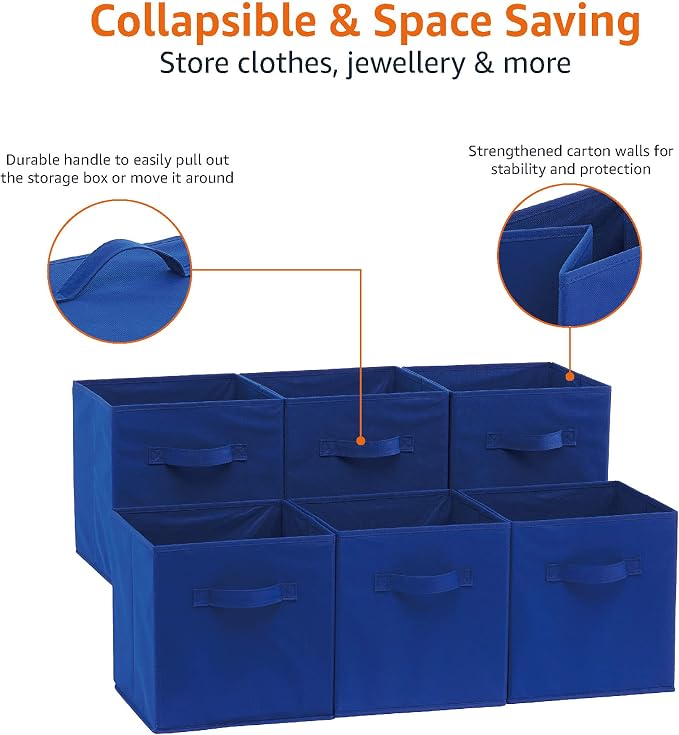 Amazon Basics Collapsible Fabric Storage Bins - Image 5