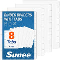 SUNEE Binder Dividers with Tabs by SUNEE