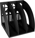 SAYEEC Magazine Holder Sturdy Binder Holder Desk File Sorter Plastic File by SAYEEC