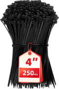 Cable Zip Ties, 4 Inch Small Cable Ties, Self-Locking Wire Ties used by HAVEMETD