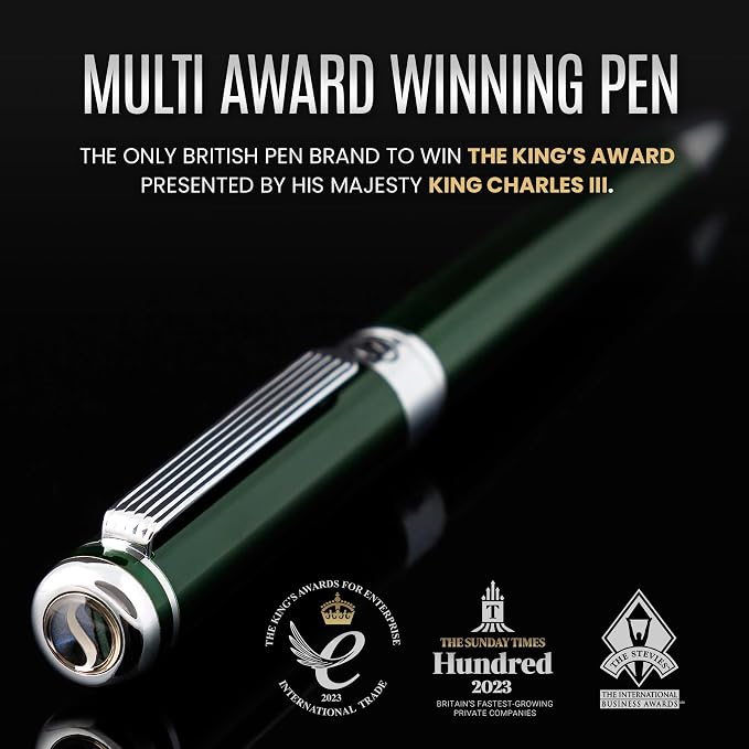 Scriveiner Green Ballpoint Pen - Image 2