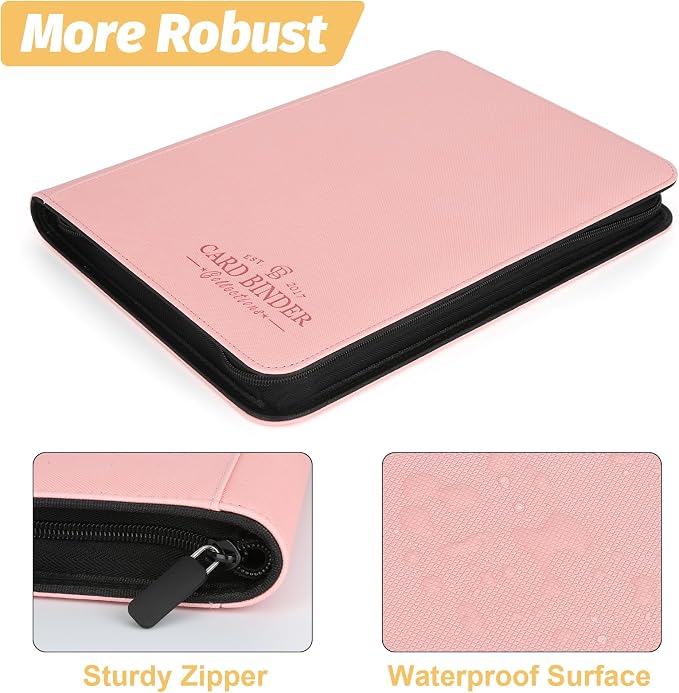 Trading Card Binder, Card Collection Binder Album Folder - Image 2