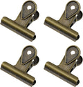 Xiaoyztan Mini Clips, 50mm Wide Bronze Bulldog Clips Paper Clip Binder Bull by Welcometoxiaoyztan