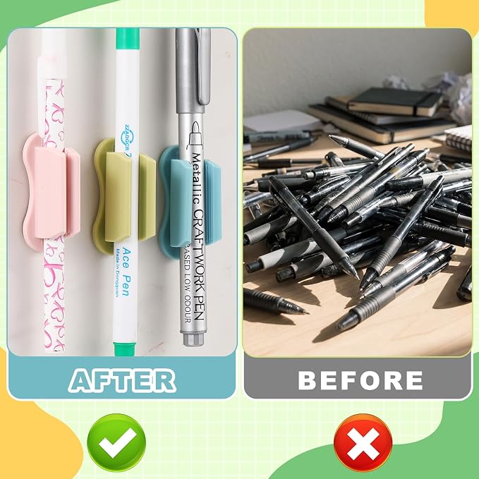 Sherr 48 Pack Adhesive Pencil Holders - Image 5