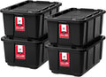 IRIS USA 4-Pack 27 Gallon Storage Bins by IRISUSA