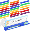 MJOGGOTT 24 Pcs Classroom Desk Name Plates Holder Index Cards Storage, School by MJOGGOTT