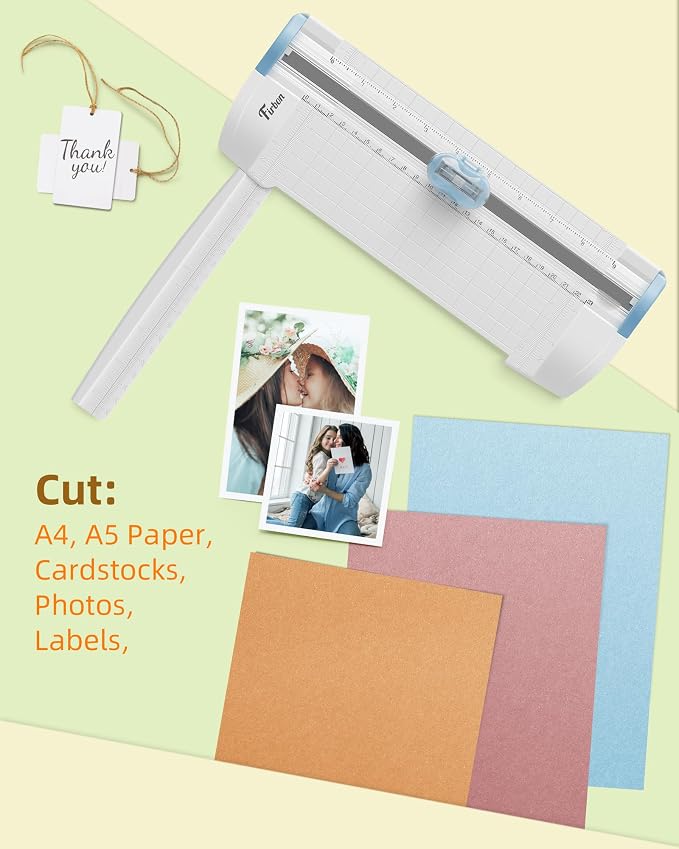 Firbon 3-in-1 Paper Cutter, Scoring & Perforating Blades - Image 6