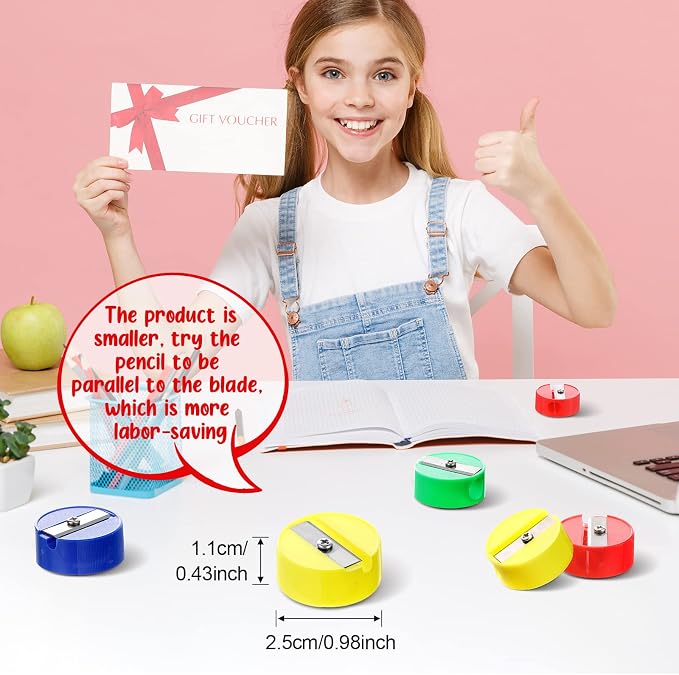 Fainne 800 Pcs Pencil Sharpeners Bulk - Image 2