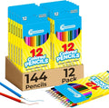Rosmonde 12 Pack Colored Pencils, Easy Hold Grip, Classroom Art Supplies by Rosmonde