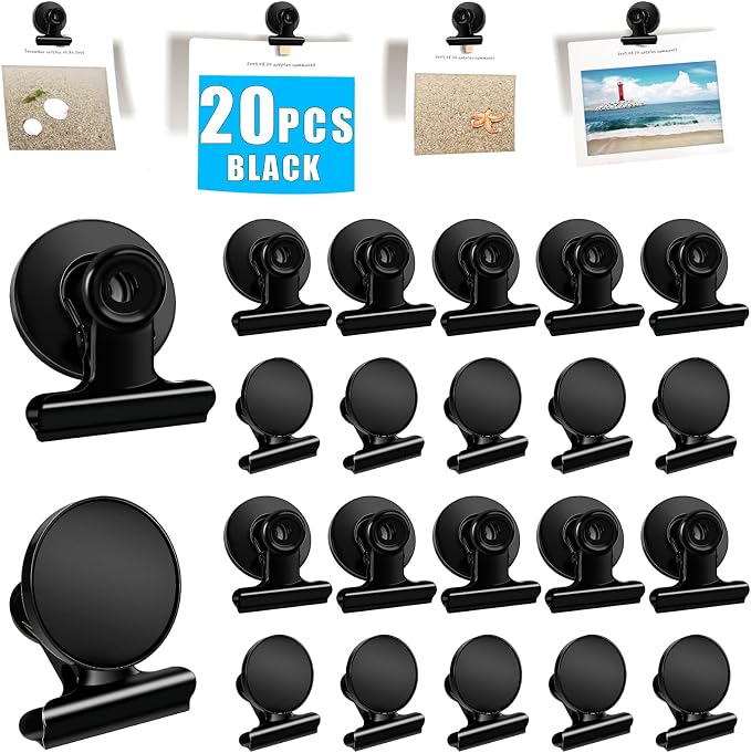 DIYMAG Magnetic Clips, 20 Pack Fridge Magnets Refrigerator Personalized by DIYMAG