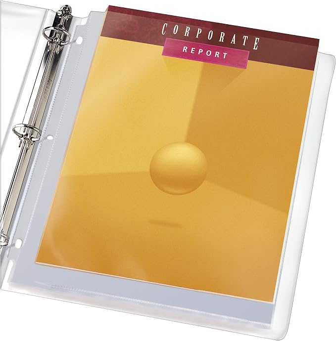 Avery Clear High-Capacity Sheet Protectors, Hold 50 Sheets, Heavyweight - Image 4
