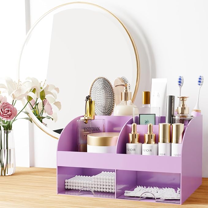 Makeup Organizer with Drawers, Cosmetic Storage - Image 3
