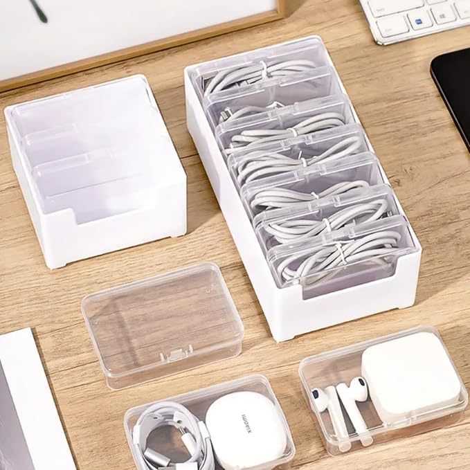 RayHenry 2 PCS Cable Organizer Box - Image 5