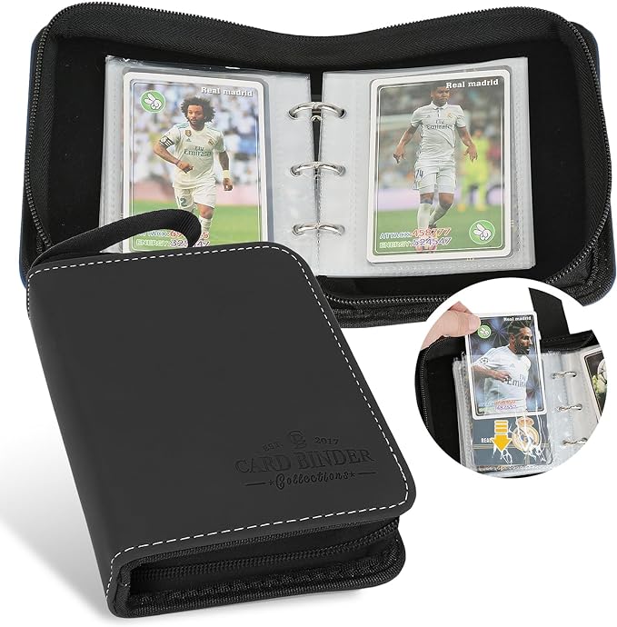 Trading Card Binder, Card Collection Binder Album Folder by Foalgo