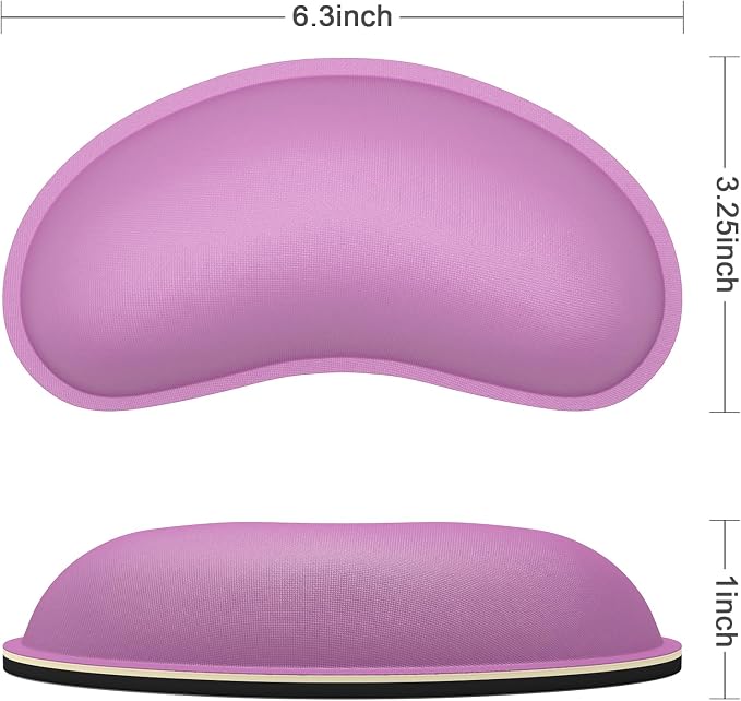 Dapesuom Mouse Wrist Rest, Ergonomic Memory Foam Mouse Wrist - Image 6
