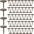 120pcs Flat Head Thumb Tacks for Wall, Bronze Heavy Duty Upholstery Push Pins by Unknown