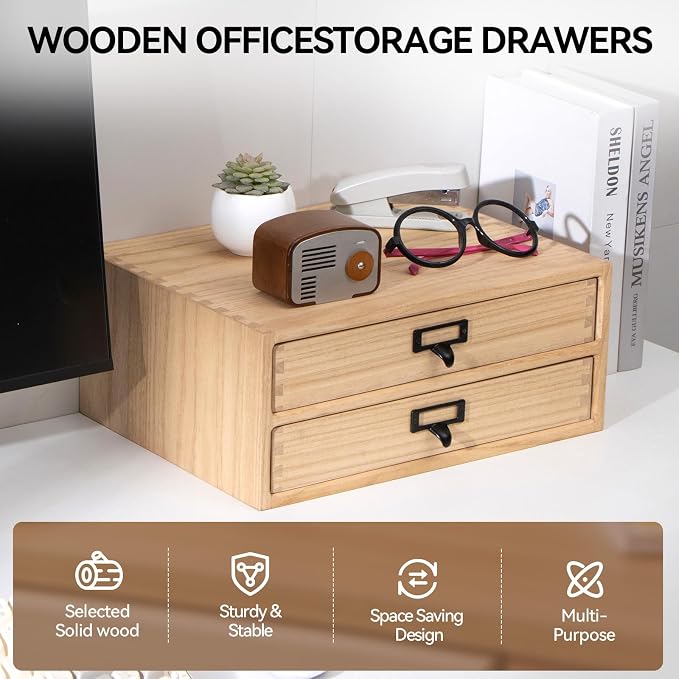 KIRIGEN Wooden Desk Organizer - Image 5