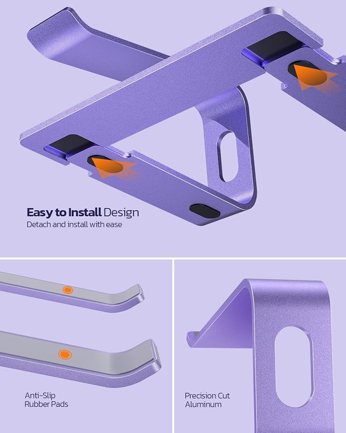 Nulaxy Ergonomic Aluminum Laptop Stand - Image 5